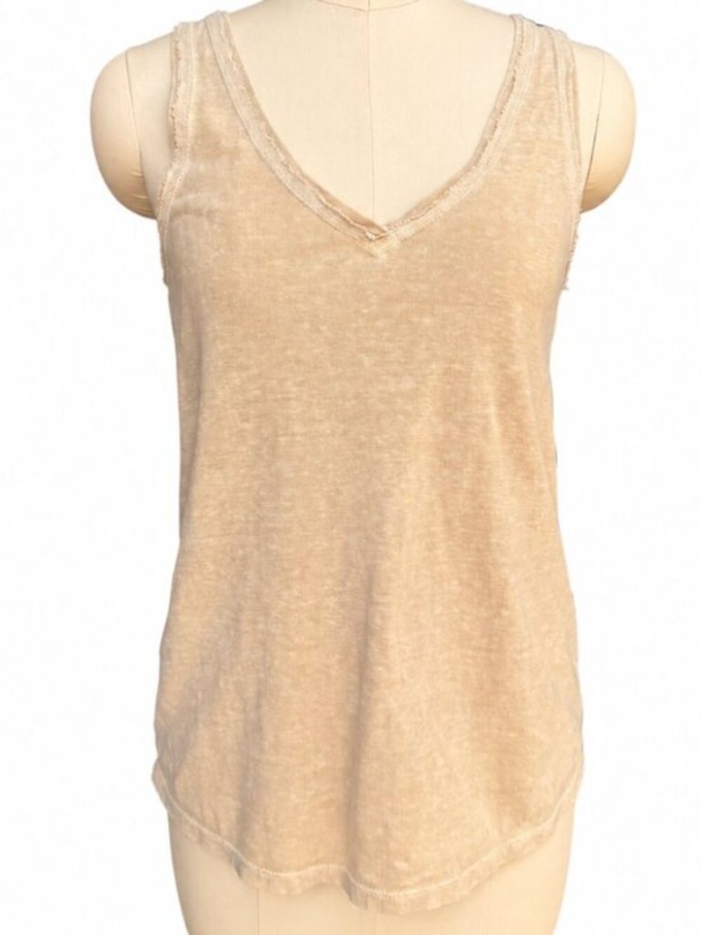 π π Set of 2 π Wrap London V-Neck Slub Tank Tops | Sleeveless | | US Small - Picture 12 of 13